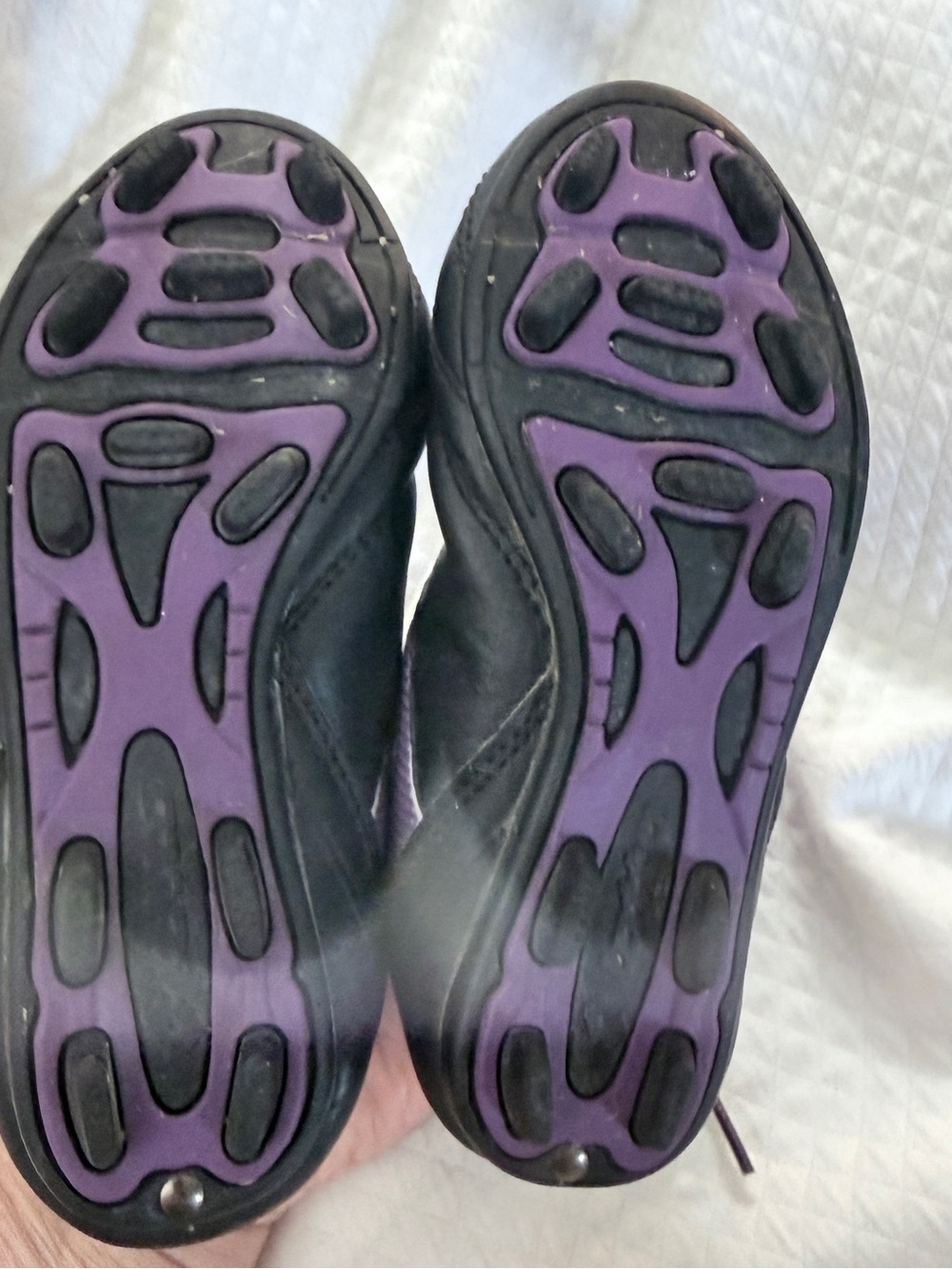Lotto Striker Youth Girl's Soccer Cleats Black Purple Size US 9T - Picture 5 of 7